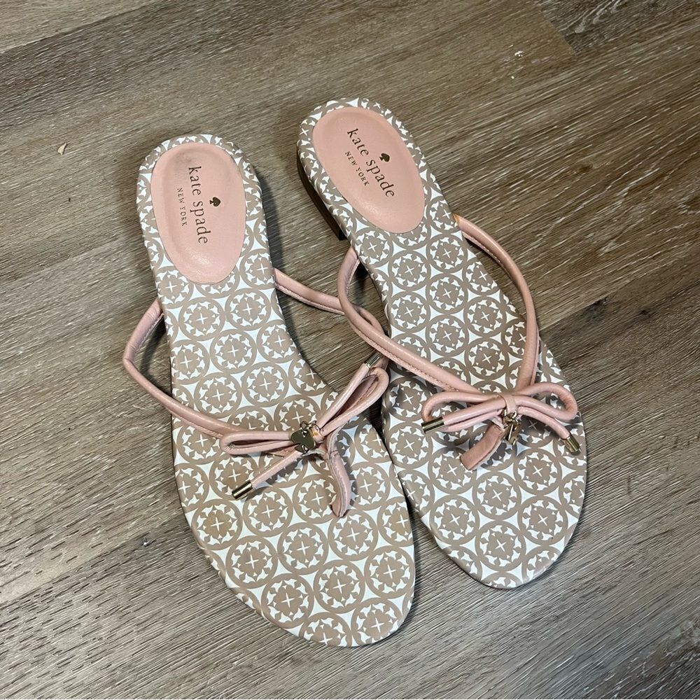 Kate Spade Pink Bow Sandals